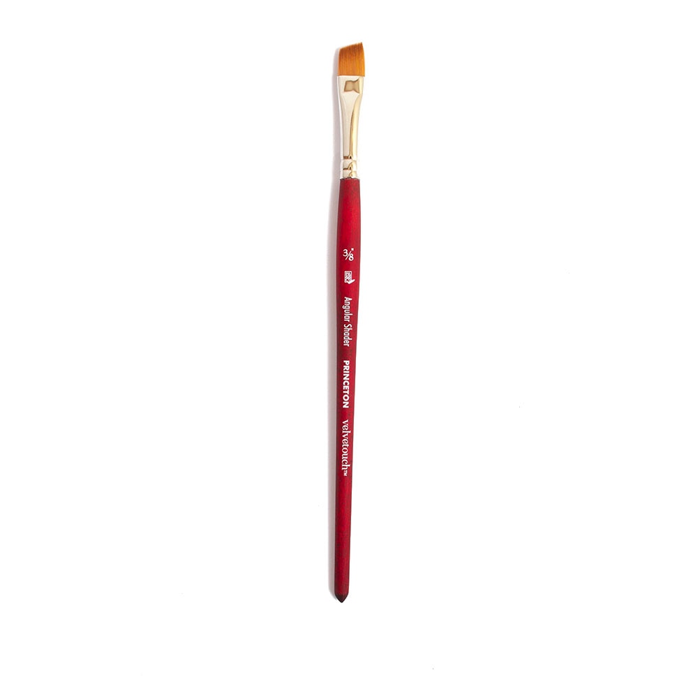 Princeton, Brush, Art & School, Velvetouch, Multimedia, Angle Shader, 3/8, 398230